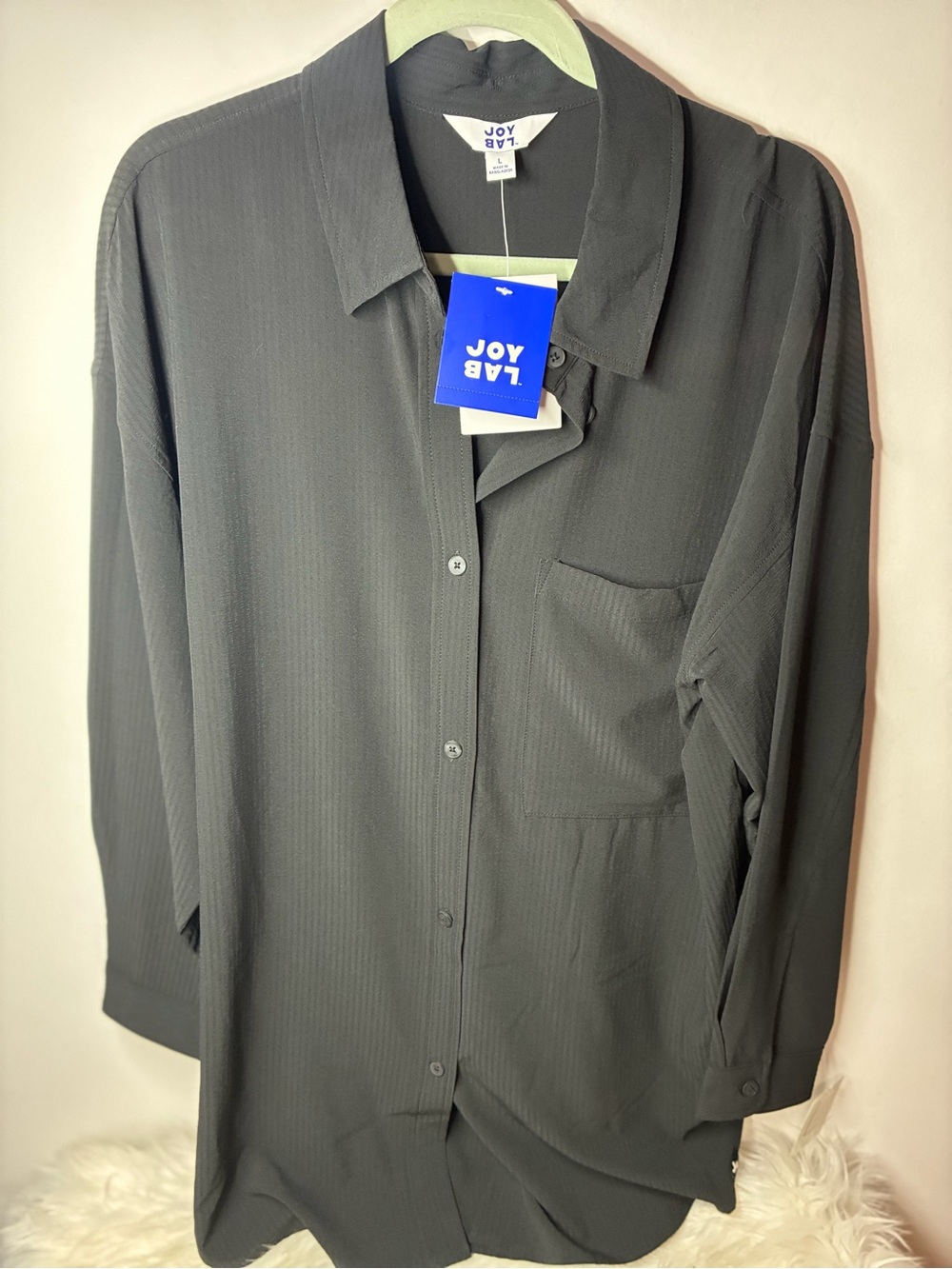 JoyLab Women's Button-Down Shirt - Black